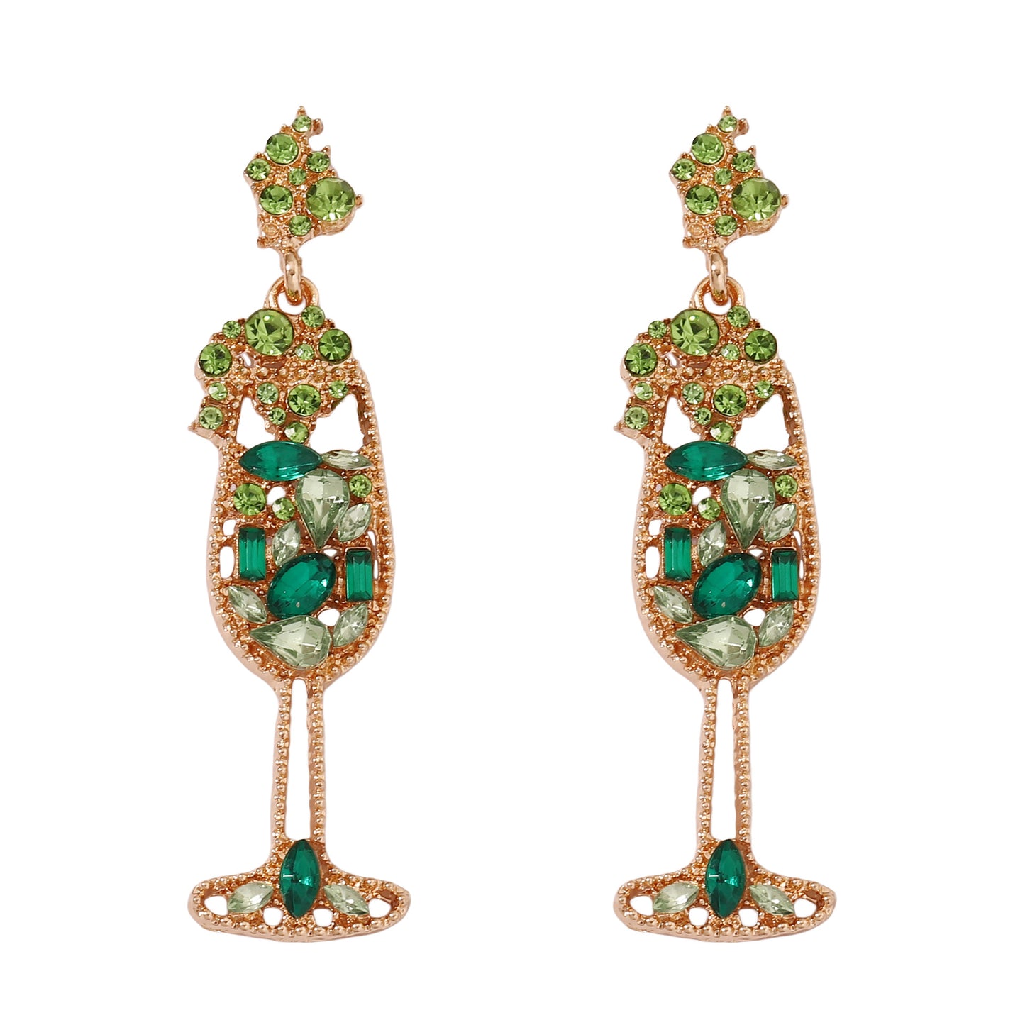 Retro Wine Glass Shape Fashion Earrings