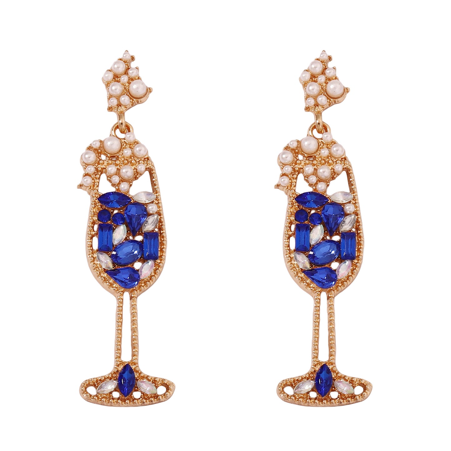 Retro Wine Glass Shape Fashion Earrings