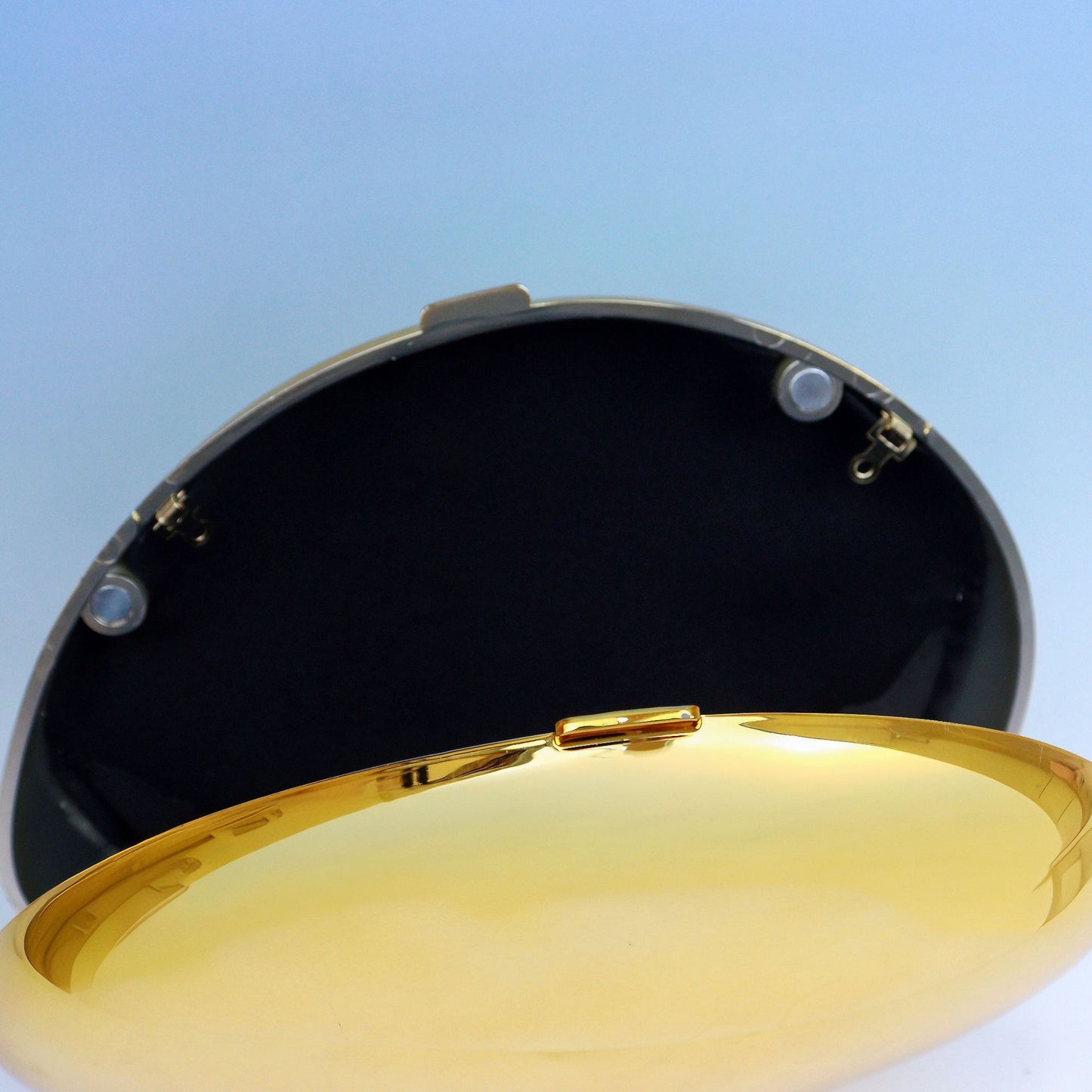 Acrylic Glossy Goose Egg Shape Evening Clutch Bag