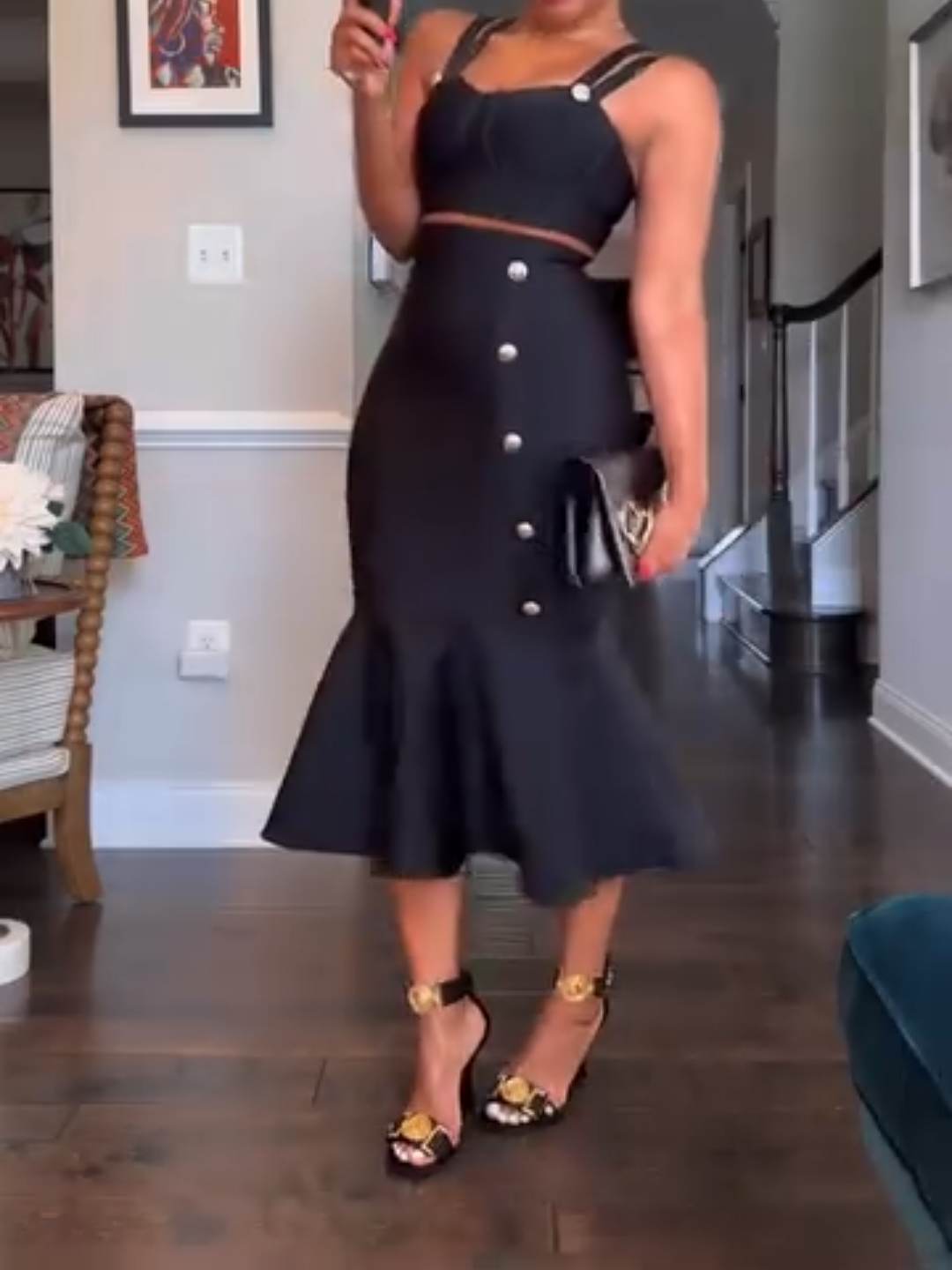 Fashion Fishtail Skirt Set