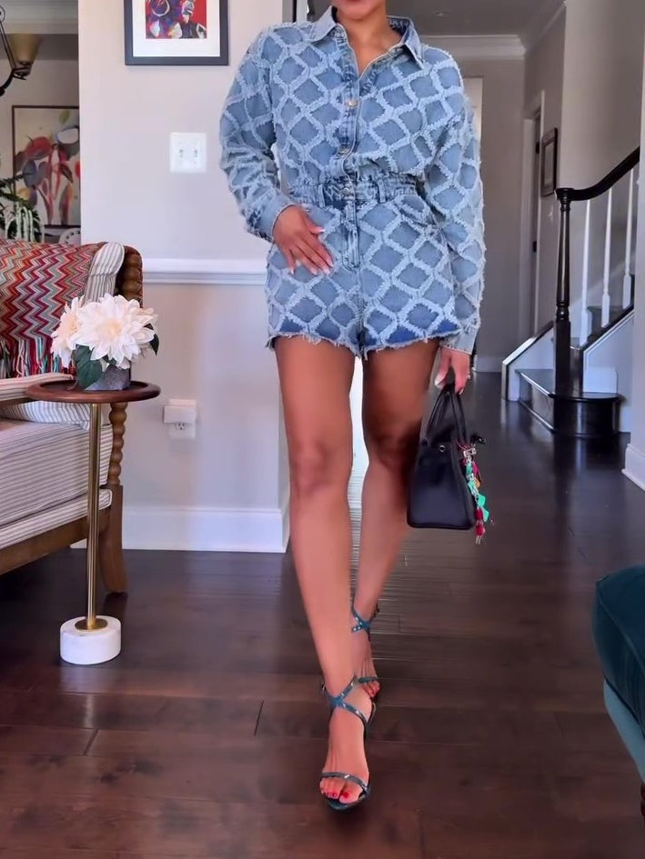 Dream Denim Romper