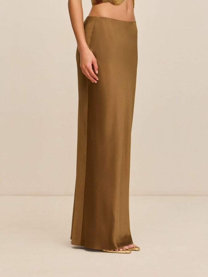 Satin Hip Skirt