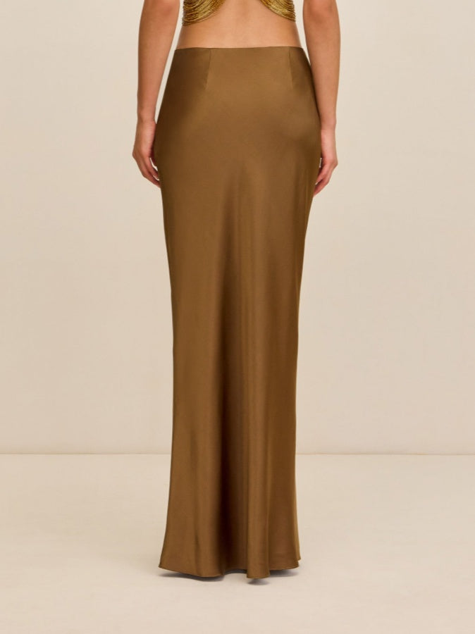 Satin Hip Skirt