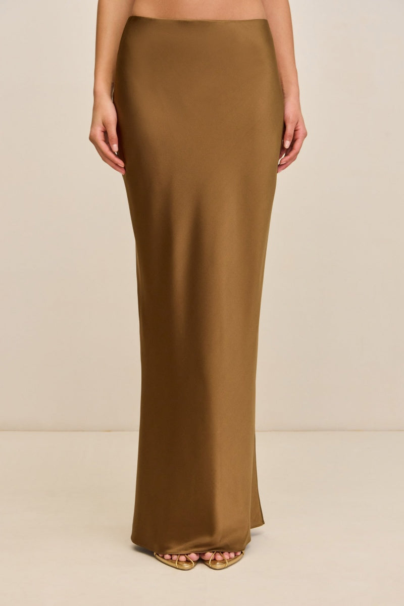 Satin Hip Skirt