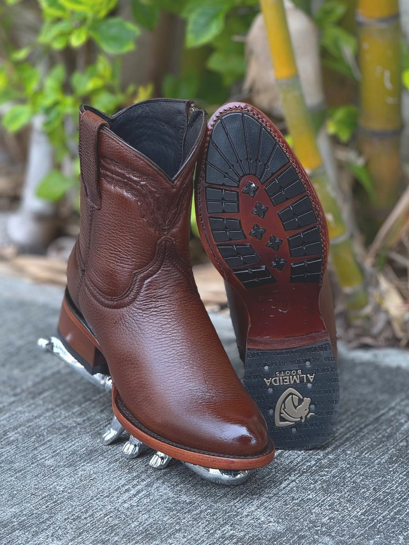 Men's Vintage Pointed Leather Boots
