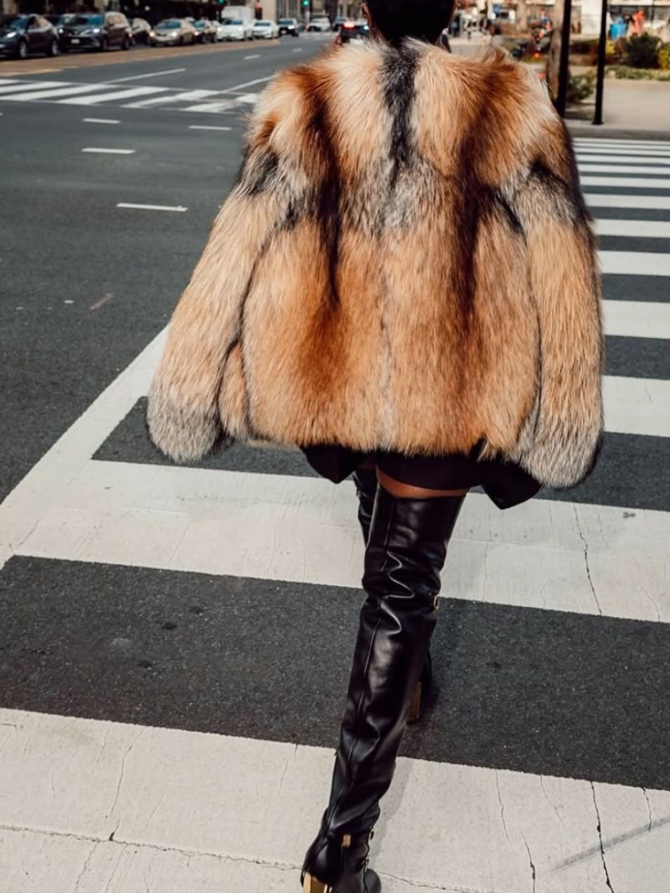 Fashion Faux Fur Coat