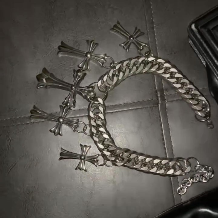 Cross Stitching Necklace