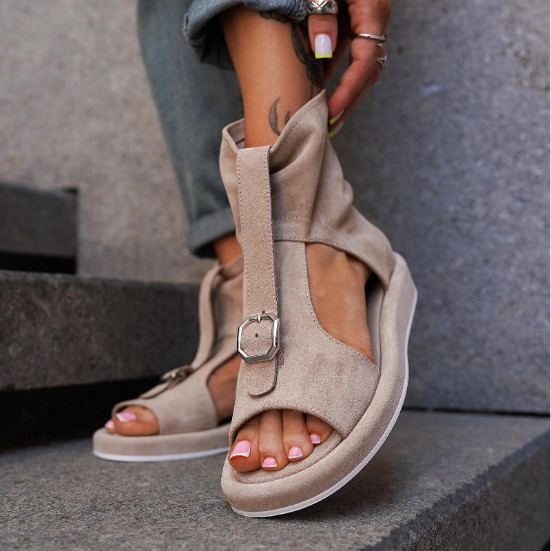 Women's Suede Fashion Sandals