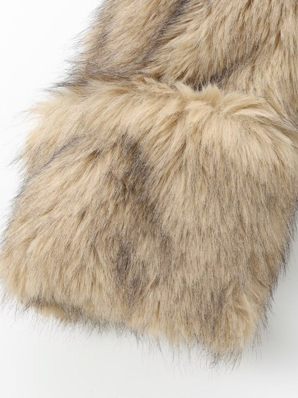 Fashionable Faux Fur Pullover Top