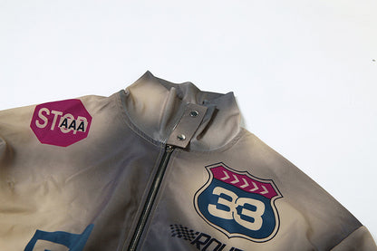 Personalized Printed Skirt Suit