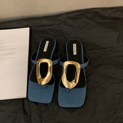 Women's SS24 Chic Flat Slippers