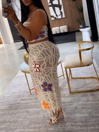 Knitted Hollow Vacation Set