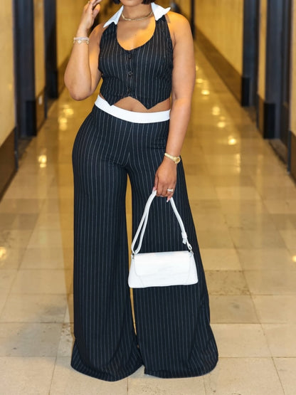 Striped Business Suit