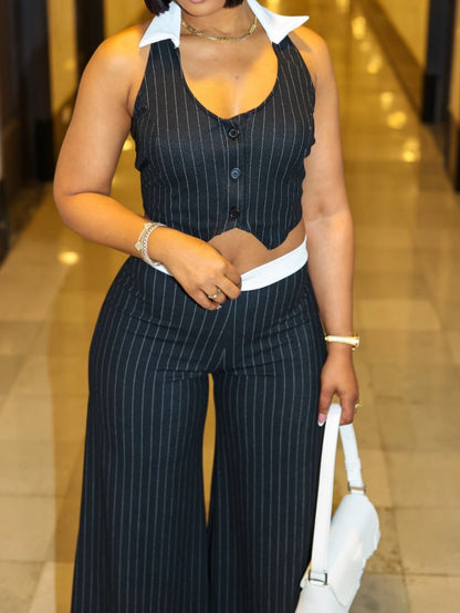 Striped Business Suit