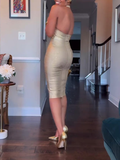 Fashion Gold Bandage Set