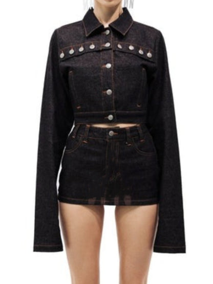 Cropped Denim Jacket