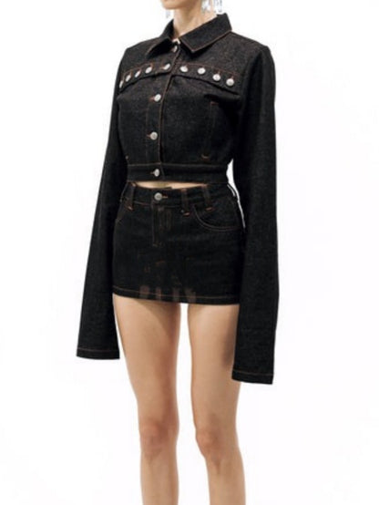 Cropped Denim Jacket