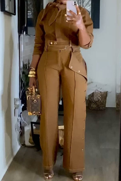 SS25 Fashion Jacket Coat Trouser Set