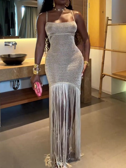 Sparkling Fringe Holder Dress