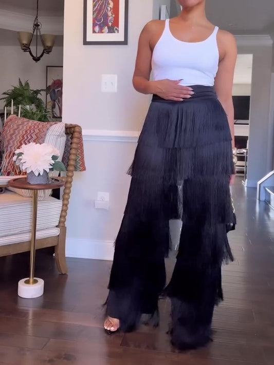 Hiza Fringe Pants