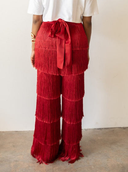 Hiza Fringe Pants