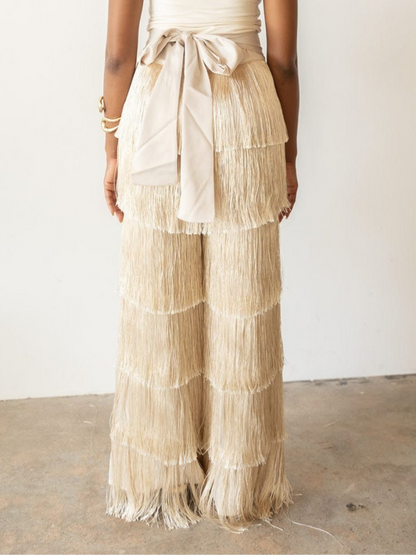 Hiza Fringe Pants