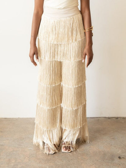Hiza Fringe Pants
