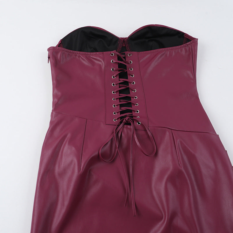 Sexy Waist Side Split Dress