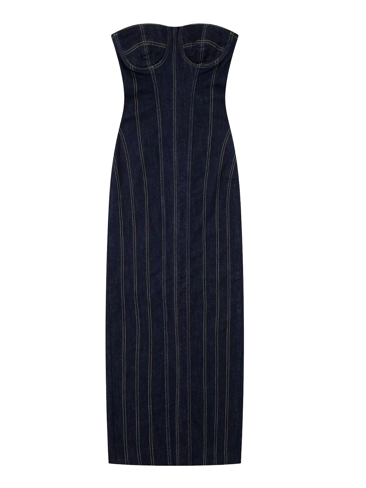 Slimming Waist Denim Dress