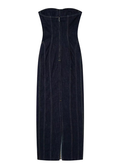 Slimming Waist Denim Dress