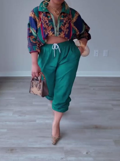 Ethnic Style Printed Set