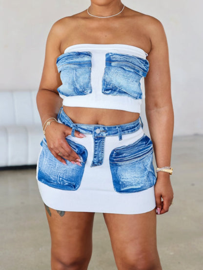 Out Of Pocket Skirt Set