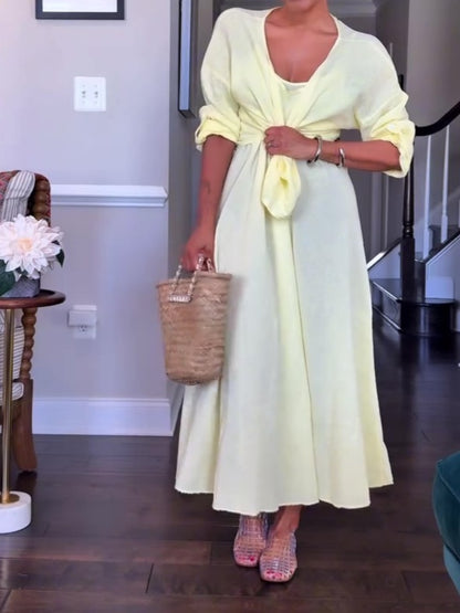 Spring Cover Up Sling Dress