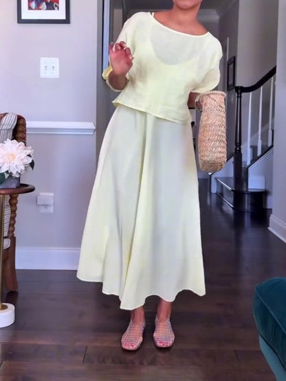 Spring Cover Up Sling Dress