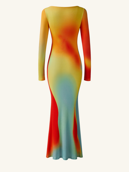 Women's Lily Illusion Print Dress