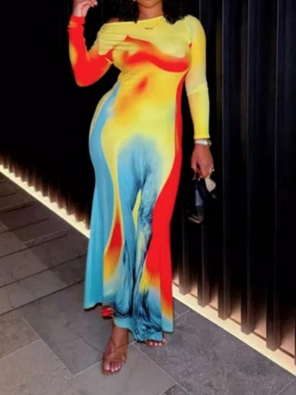 Women's Lily Illusion Print Dress