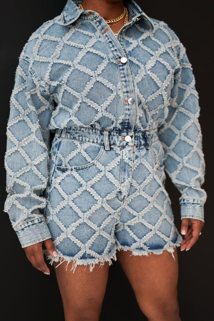 Dream Denim Romper