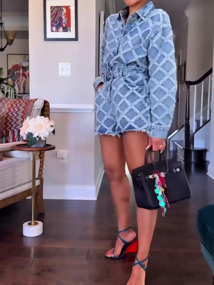 Dream Denim Romper