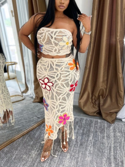 Knitted Hollow Vacation Set