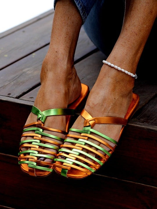Braided Fisherman Flat Sandals