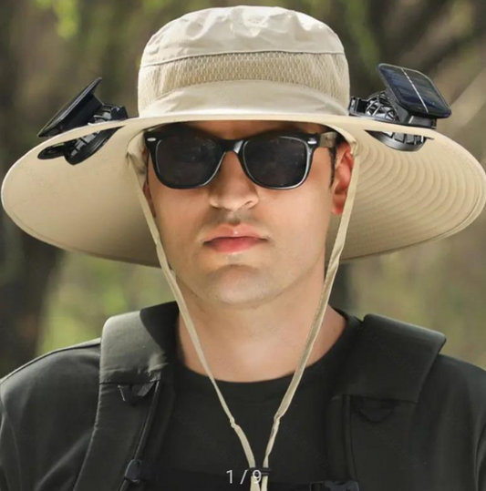 Solar Fan Hat
