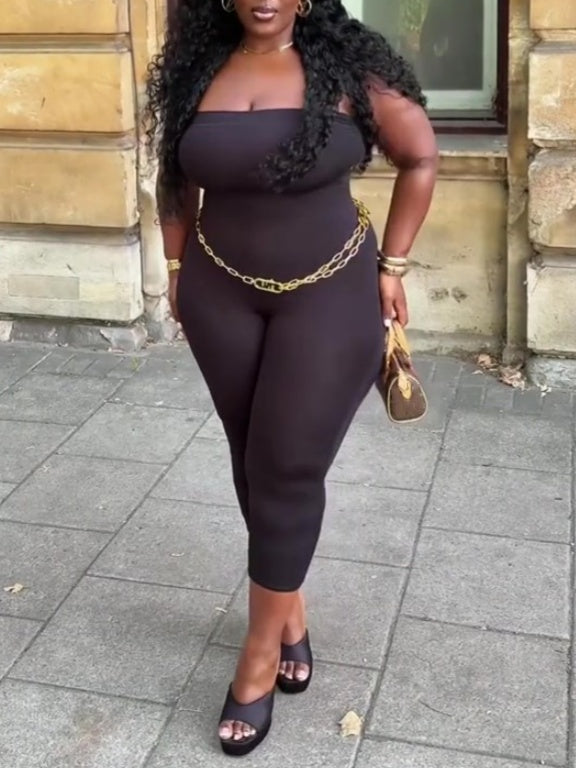 Strapless Jumpsuit