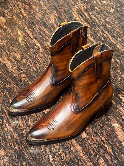 Luxury Cowboy Leather Boots