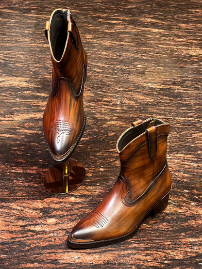 Luxury Cowboy Leather Boots