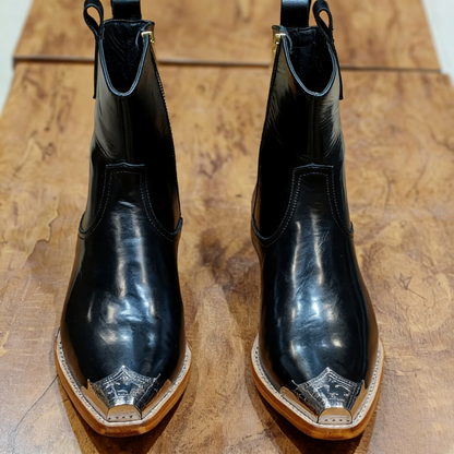 Men's Steel Toe Cowboy Leather Boots