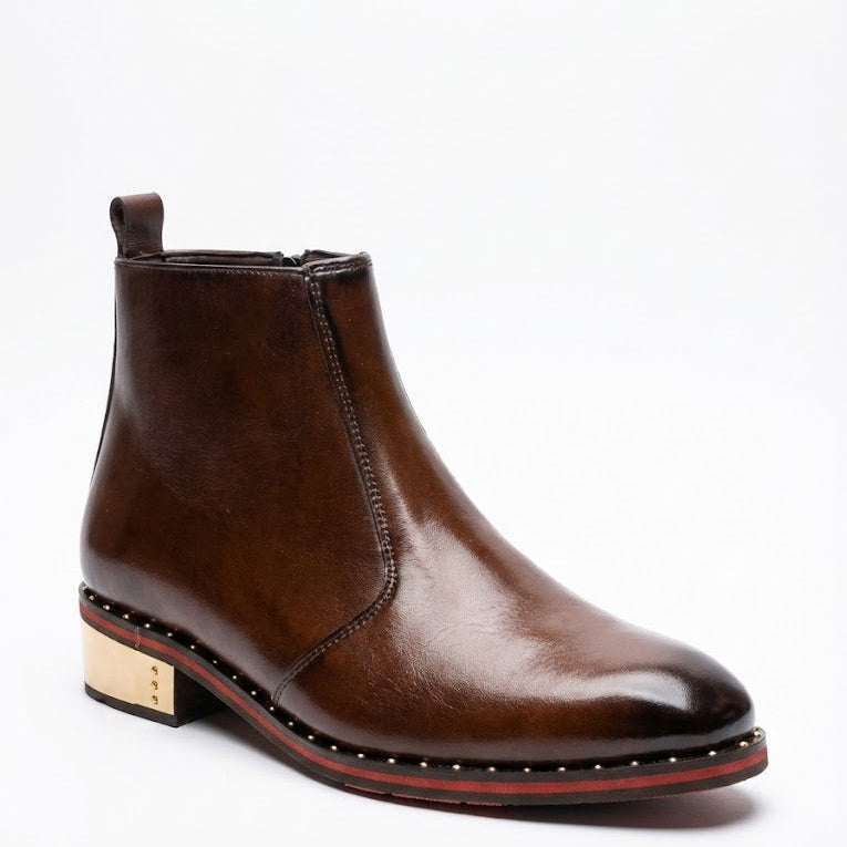 Men's Golden Heel Chelsea Boots