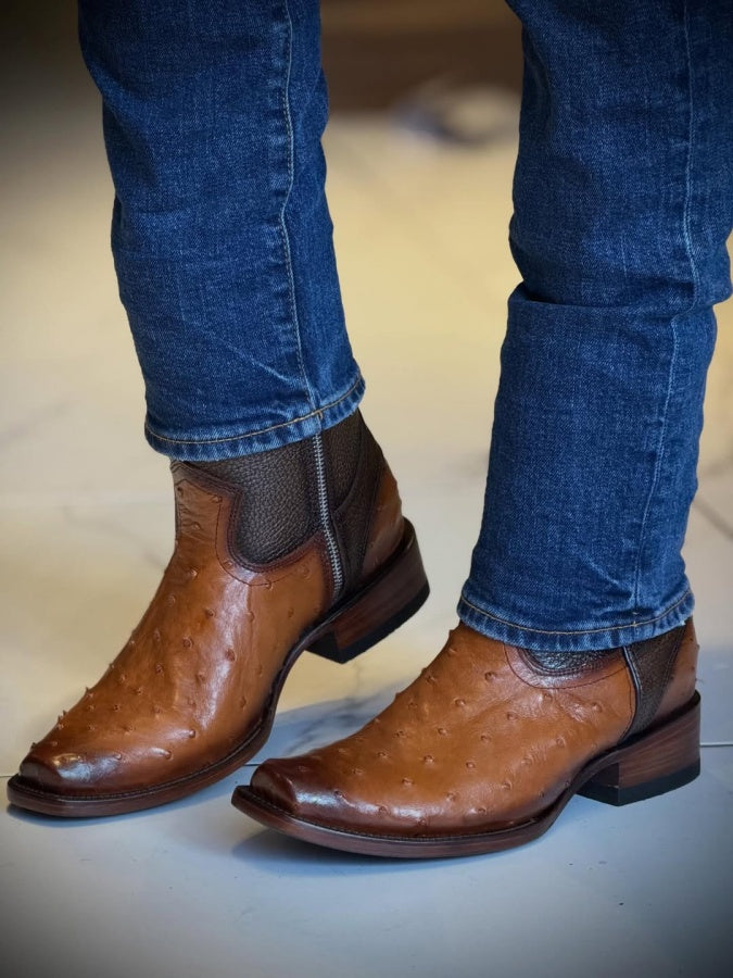 Men's Vintage Distressed Ankle Boots