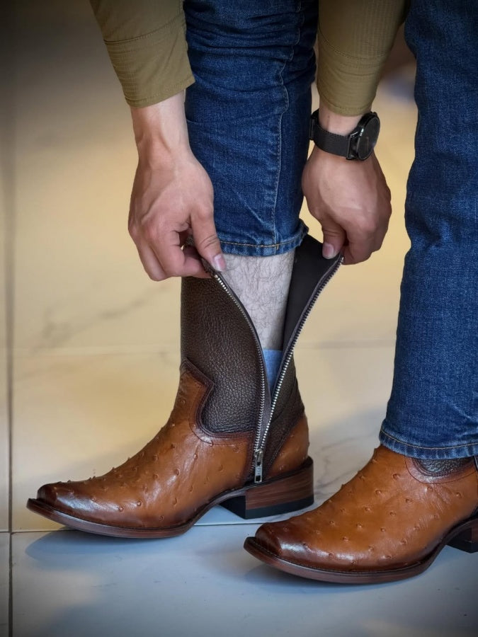 Men's Vintage Distressed Ankle Boots