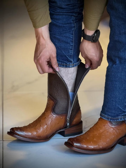 Men's Vintage Distressed Ankle Boots