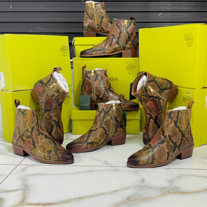 Men's Python Chelsea Boots